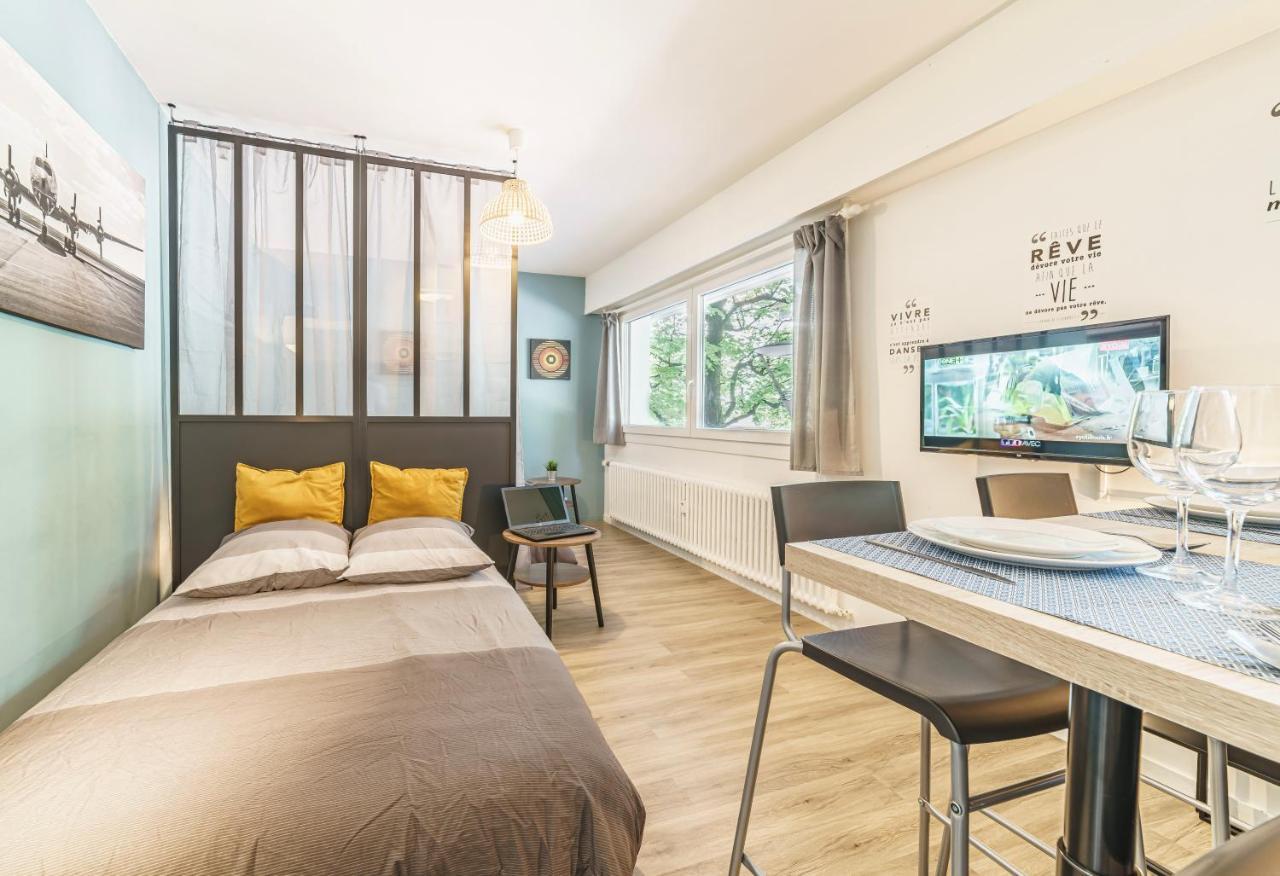 Cosy Studio 108 - Chambery Centre - Stationnement - Gare ภายนอก รูปภาพ